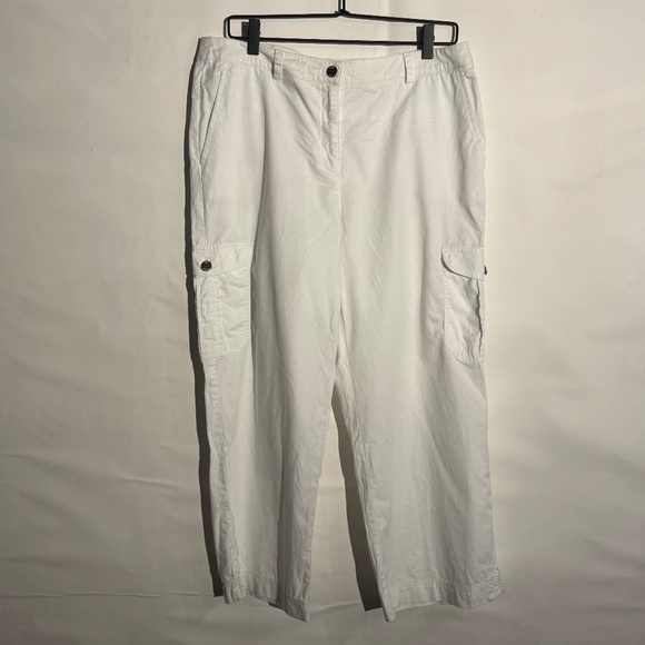 Evan-Picone Womens Cargo pants Size 14 Straight legs Classic Style - Picture 1 of 12